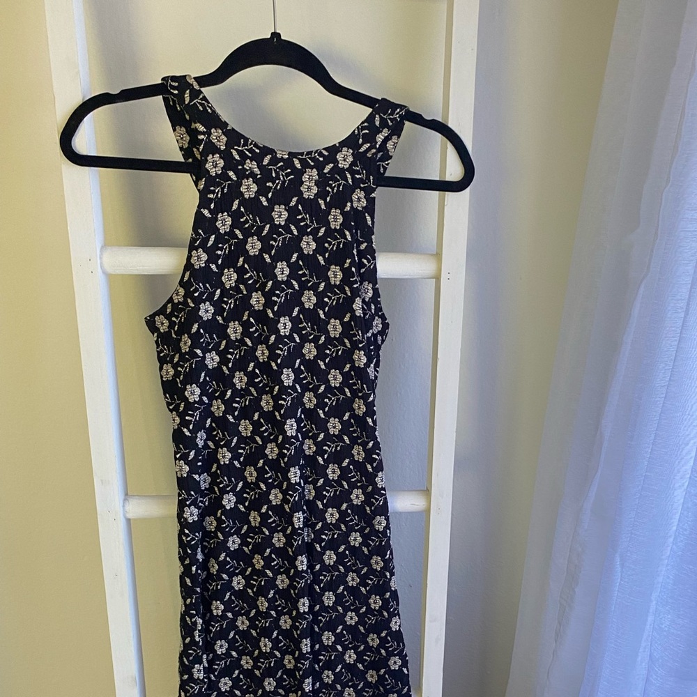 Free people open back floral dress